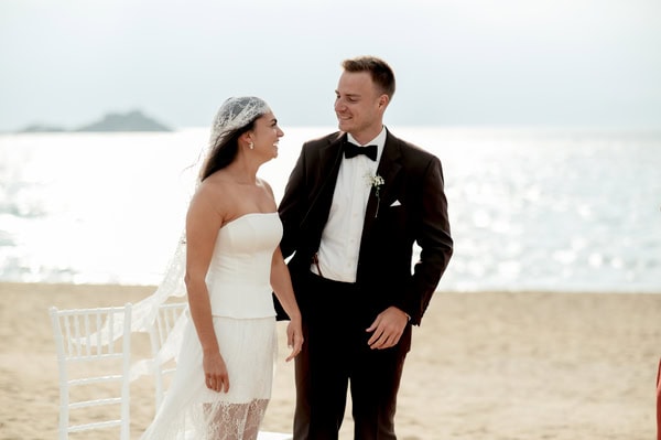 Destination Wedding Greek Island Sea View