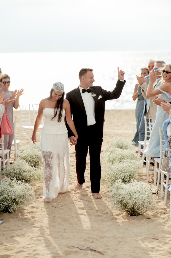 Destination Wedding Greek Island Sea View