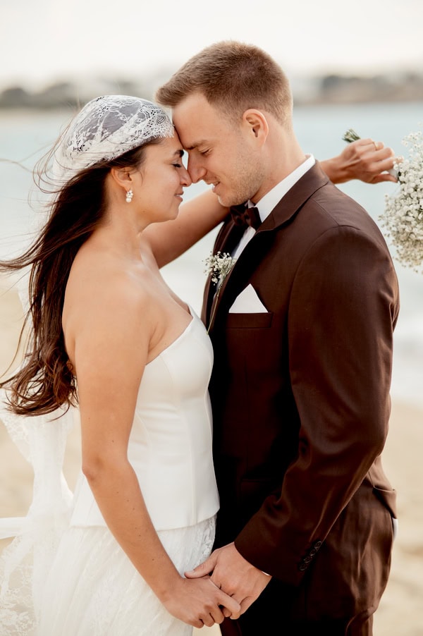Destination Wedding Greek Island Sea View
