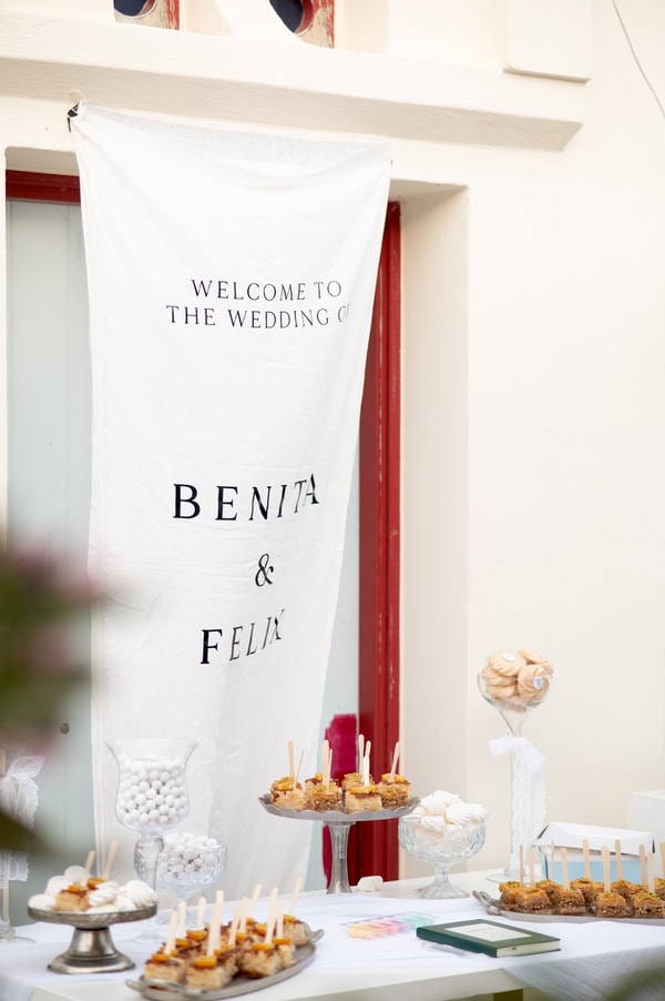 Destination Wedding Greek Island Sea View