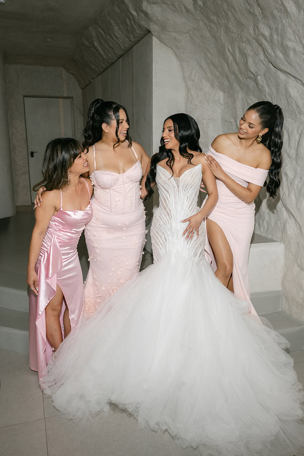 Intimate Spring Wedding Santorini Caldera