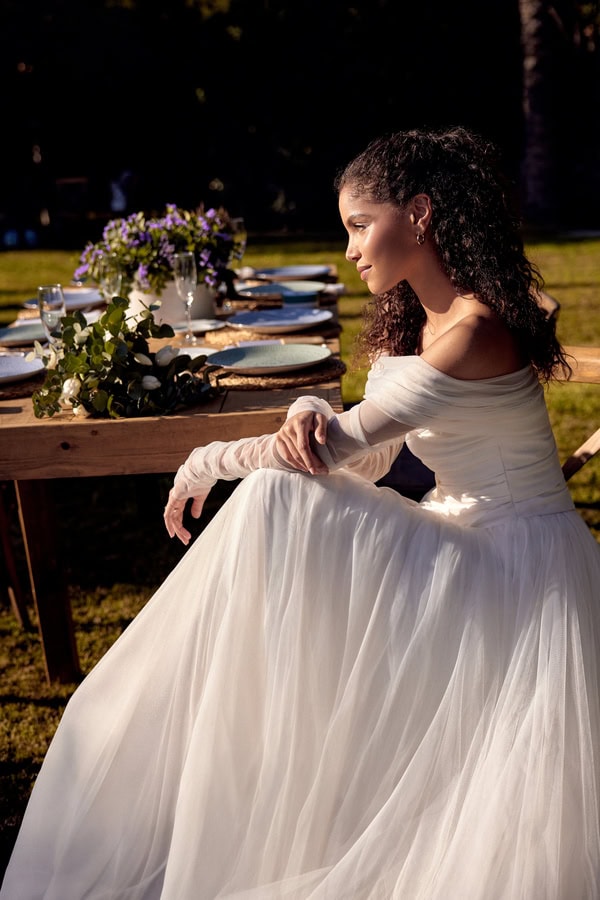 Lilian West Spring Summer  Bohemian Bride Justin Alexander