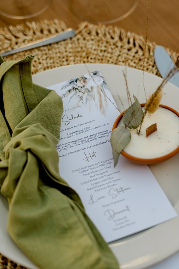 Mediterranean Destination Wedding Rhodes Rustic Details