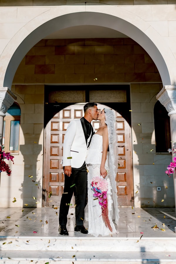 Modern Chic Wedding Bold Floral Design