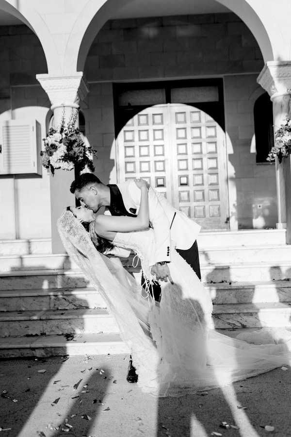 Modern Chic Wedding Bold Floral Design