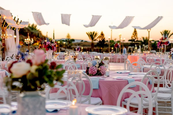 Modern Chic Wedding Bold Floral Design