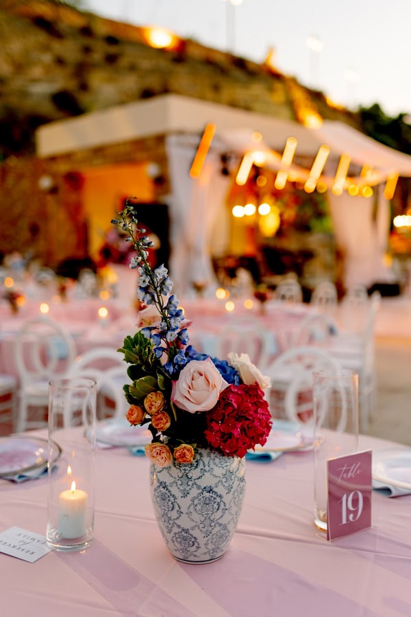 Modern Chic Wedding Bold Floral Design