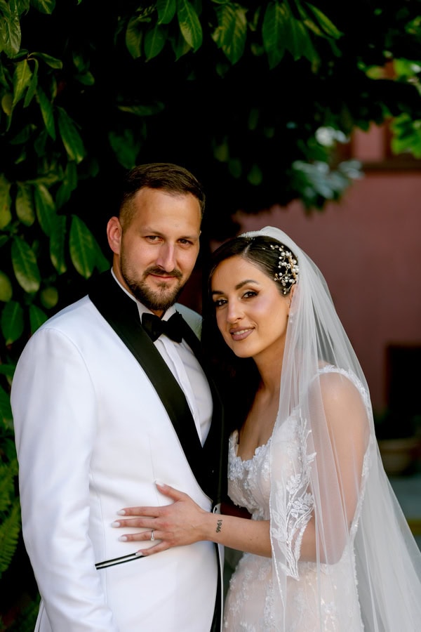 Romantic Summer Wedding White Flowers Veria