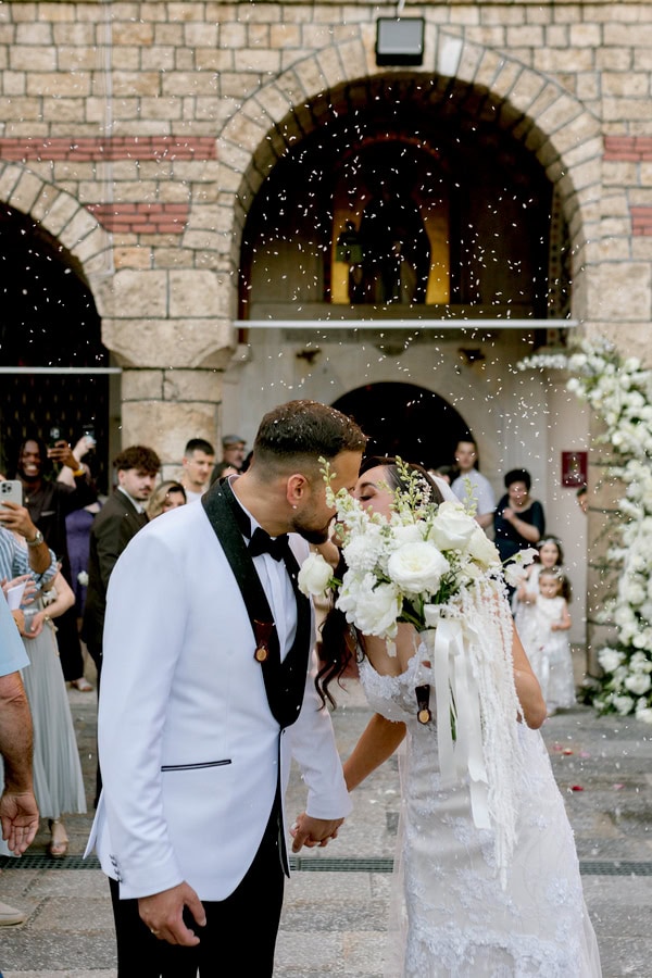 Romantic Summer Wedding White Flowers Veria
