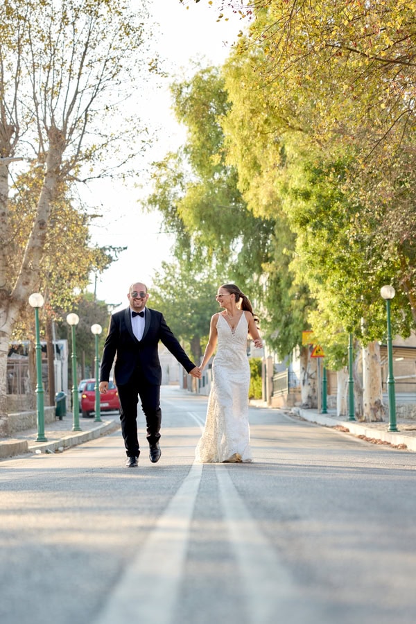 Romantic Wedding In Chios With White Flowers