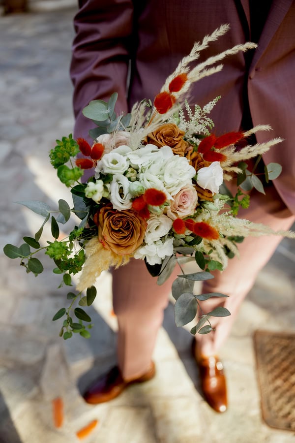 Romantic Wedding Warm Autumn Tones