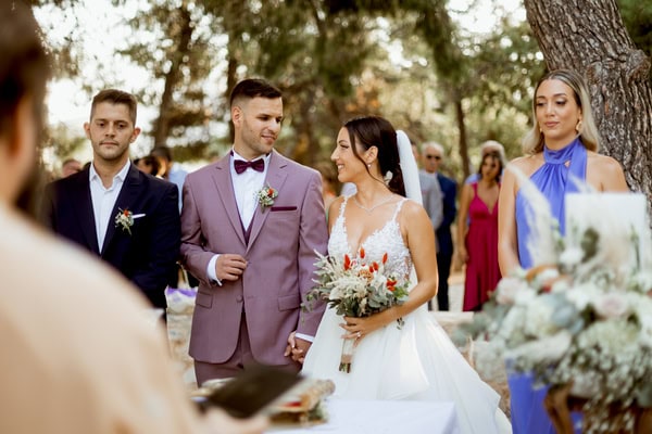 Romantic Wedding Warm Autumn Tones