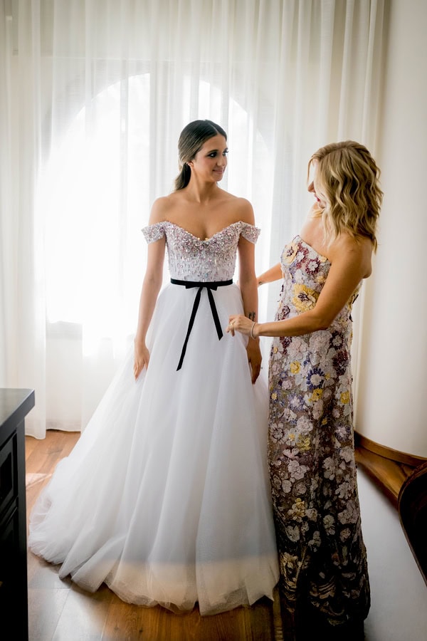 Stadium Wedding Modern Disco Style