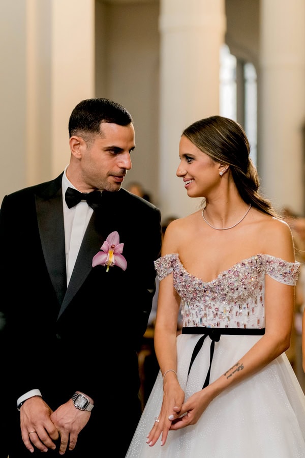 Stadium Wedding Modern Disco Style