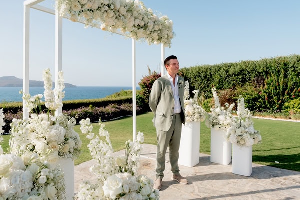 Summer Destination Wedding Sea View Chania
