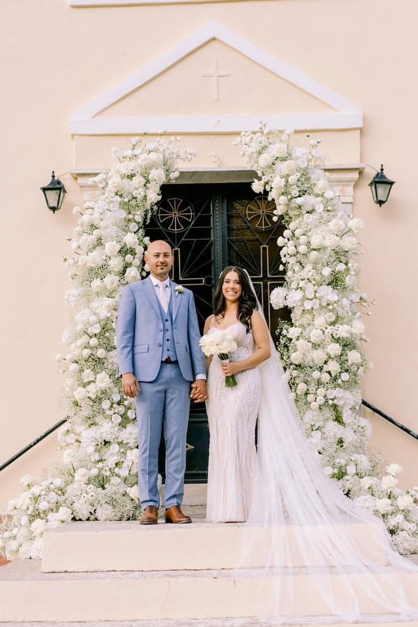 Timeless Chic Wedding White Florals Laconia