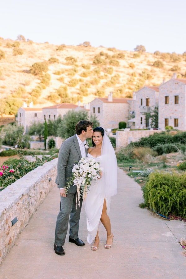 Unique Mani Wedding With Mediterranean Details And Flowers