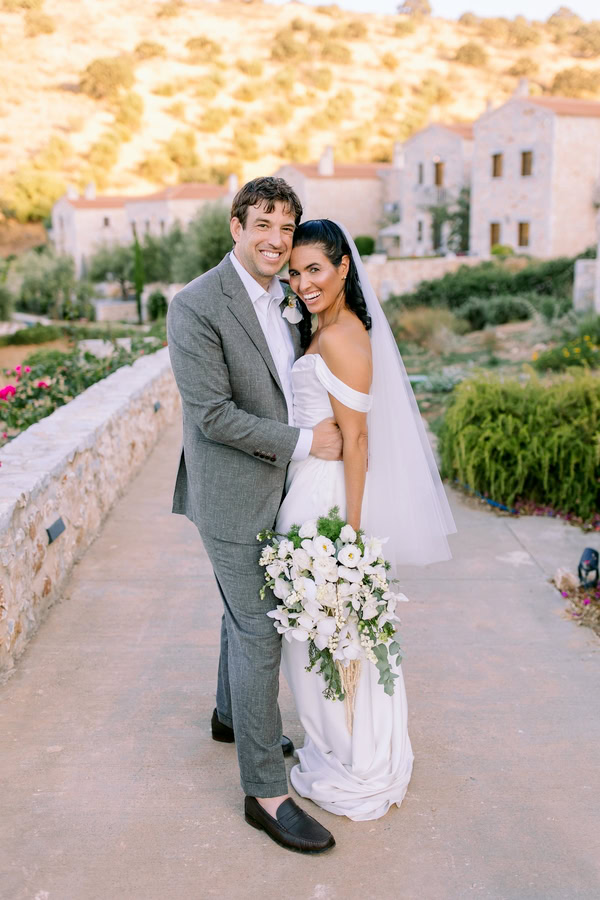 Unique Mani Wedding With Mediterranean Details And Flowers