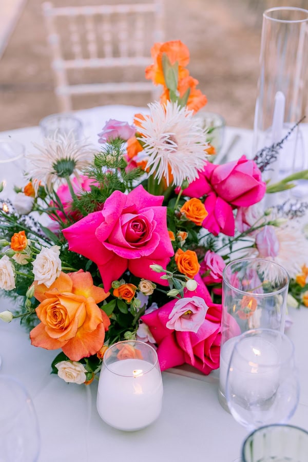 Unique Mani Wedding With Mediterranean Details And Flowers