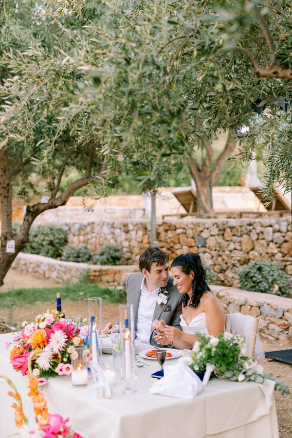 Unique Mani Wedding With Mediterranean Details And Flowers