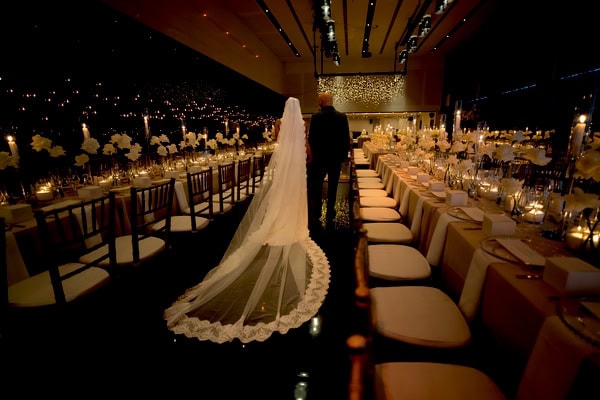 White Roses Gold Spring Wedding