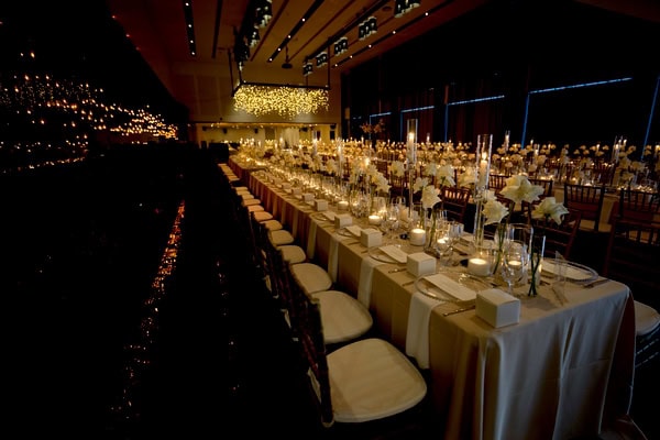 White Roses Gold Spring Wedding