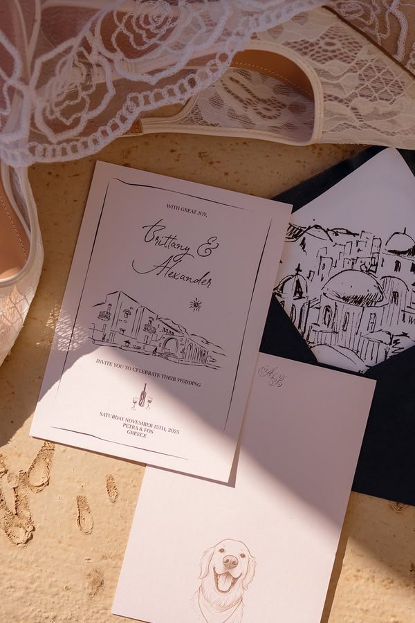 Chic Greek Wedding Autumn Colors