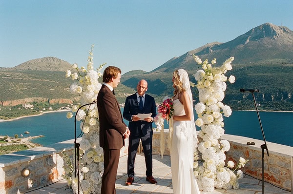 Chic Greek Wedding Autumn Colors