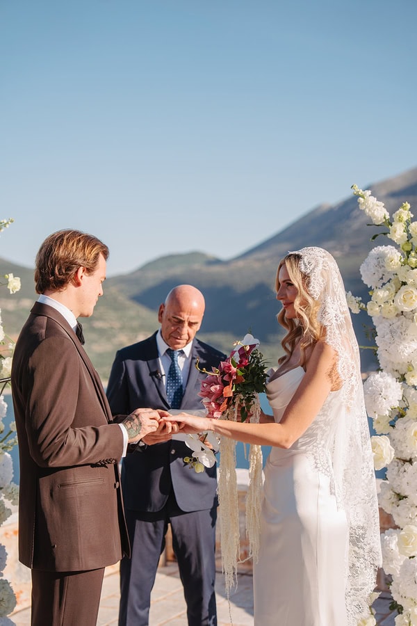 Chic Greek Wedding Autumn Colors