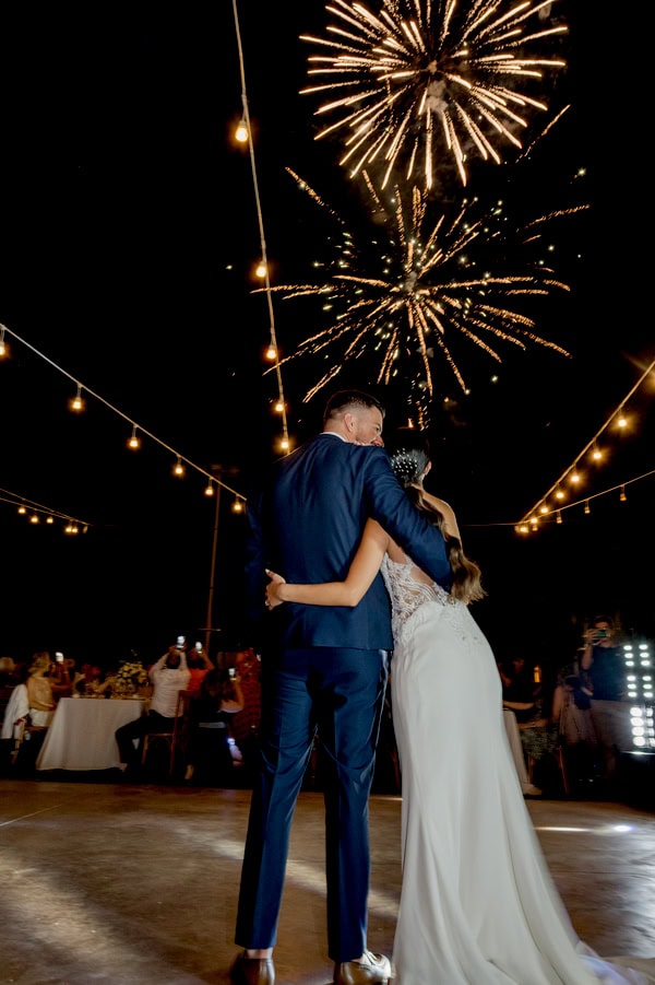 Chic Summer Wedding Kalamata White Flowers