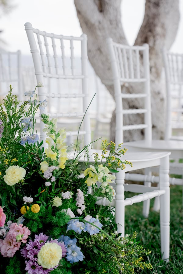 Colorful Destination Wedding Kalamata Bright Flowers