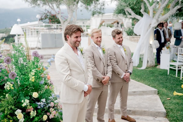 Colorful Destination Wedding Kalamata Bright Flowers