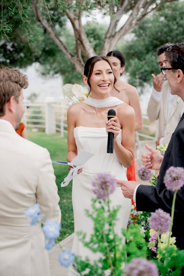 Colorful Destination Wedding Kalamata Bright Flowers