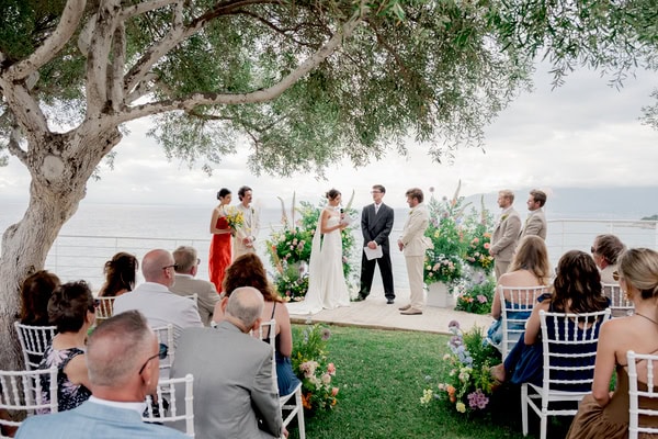 Colorful Destination Wedding Kalamata Bright Flowers