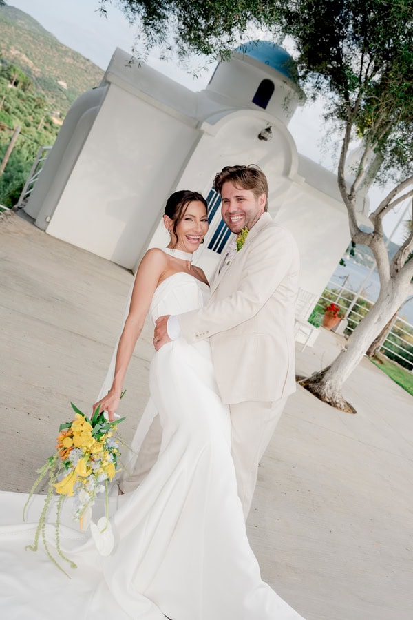 Colorful Destination Wedding Kalamata Bright Flowers