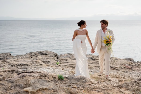 Colorful Destination Wedding Kalamata Bright Flowers
