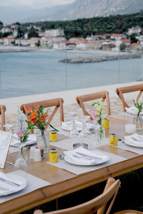 Colorful Destination Wedding Kalamata Bright Flowers