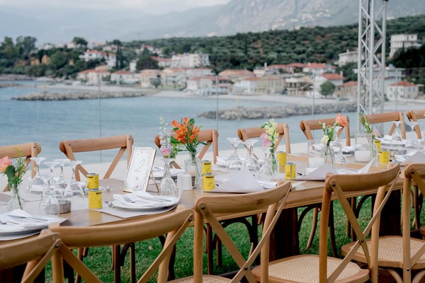 Colorful Destination Wedding Kalamata Bright Flowers