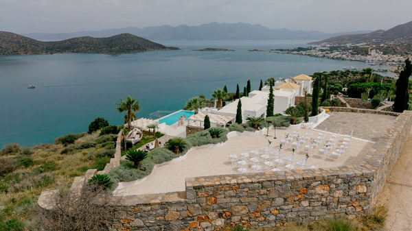 Romantic Destination Wedding In Crete With Sea Views