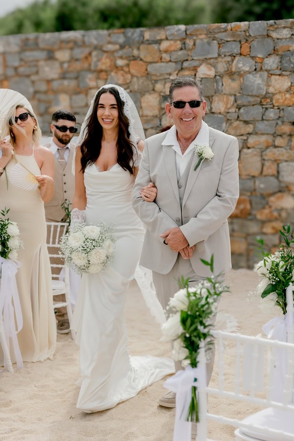 Romantic Destination Wedding In Crete With Sea Views