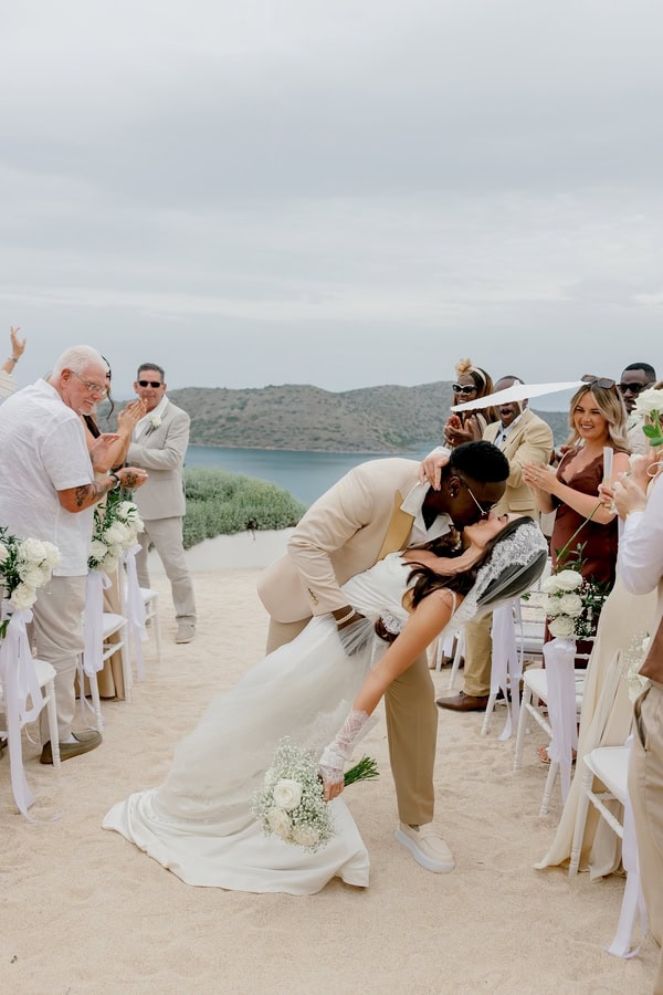 Romantic Destination Wedding In Crete With Sea Views