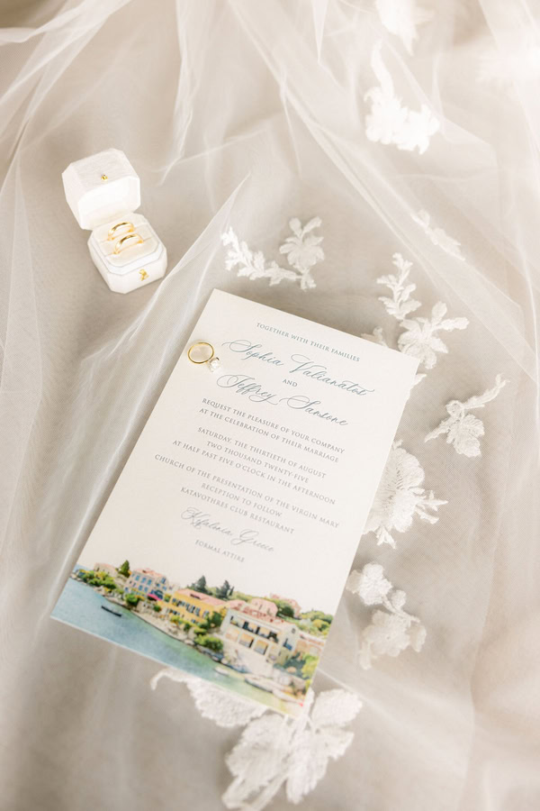 Romantic Seaside Wedding Kefalonia White Details