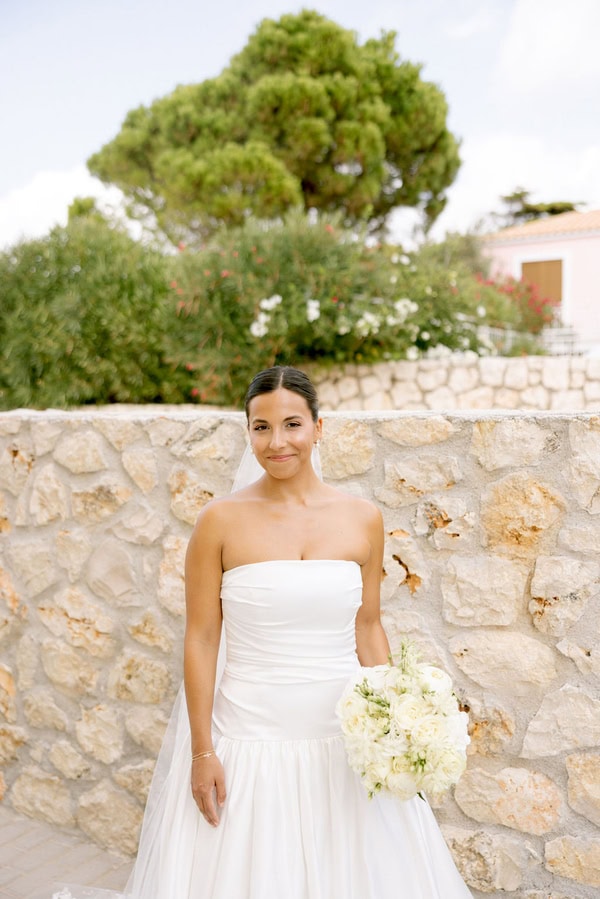 Romantic Seaside Wedding Kefalonia White Details