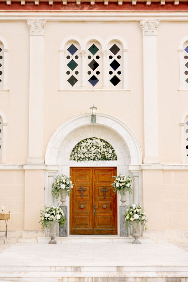Romantic Seaside Wedding Kefalonia White Details