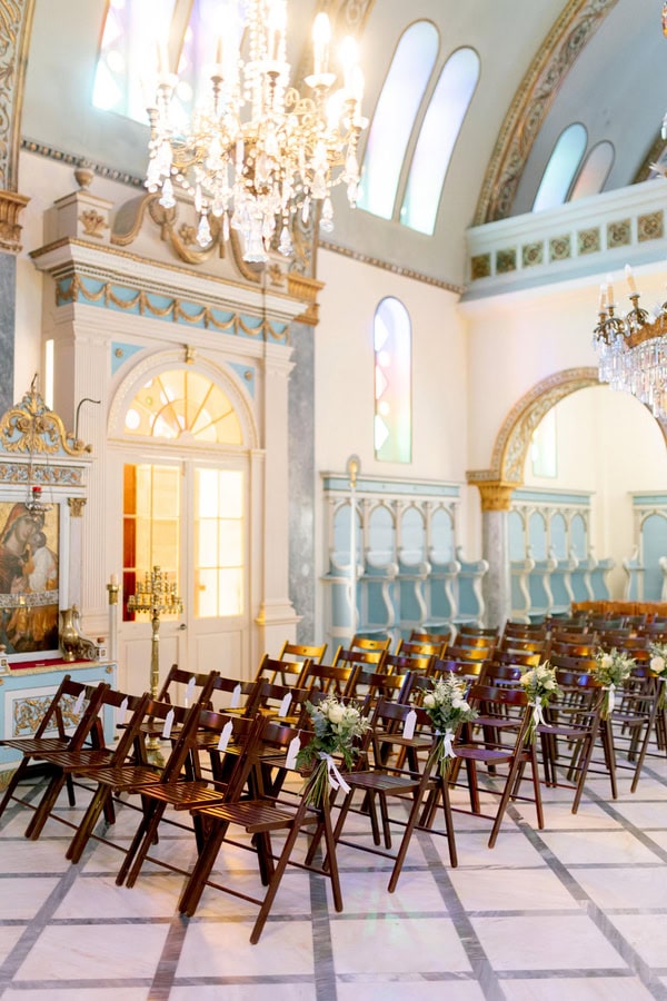 Romantic Seaside Wedding Kefalonia White Details