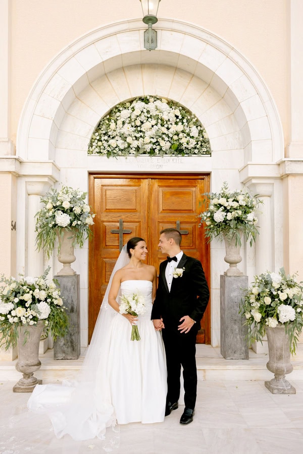 Romantic Seaside Wedding Kefalonia White Details