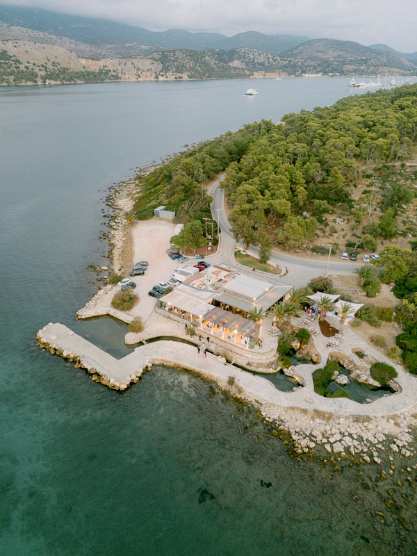Romantic Seaside Wedding Kefalonia White Details