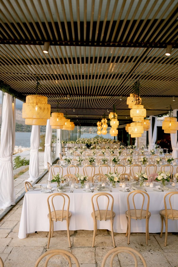 Romantic Seaside Wedding Kefalonia White Details