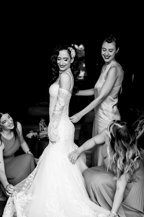 Romantic Summer Wedding White Flowers Modern Details