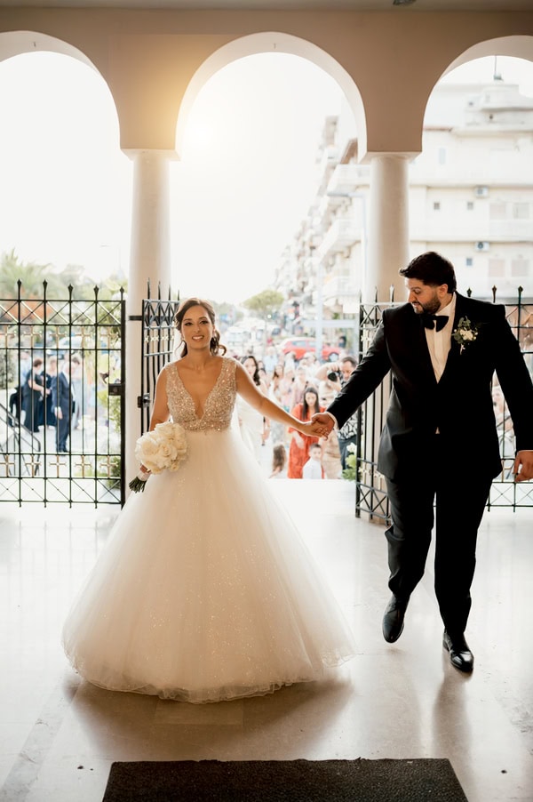 Romantic Wedding Kalamata White Flowers Chic Details